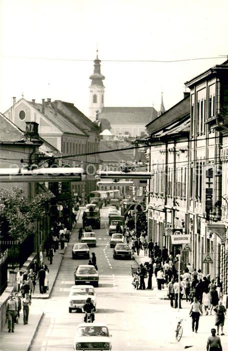 Eger Ungarn HU Szechenyi utca
