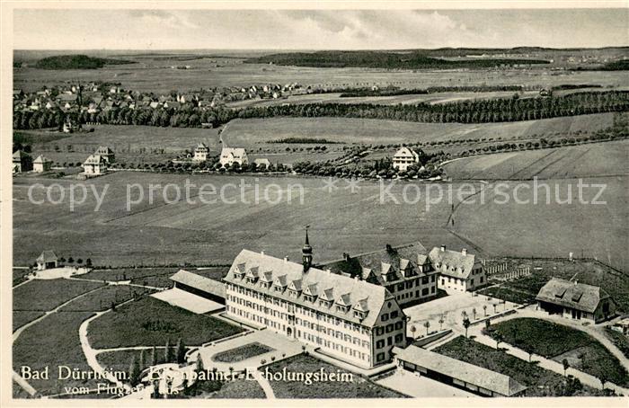 Bad  D?rrheim Eisenbahner-Erholungsheim Fliegeraufnahme