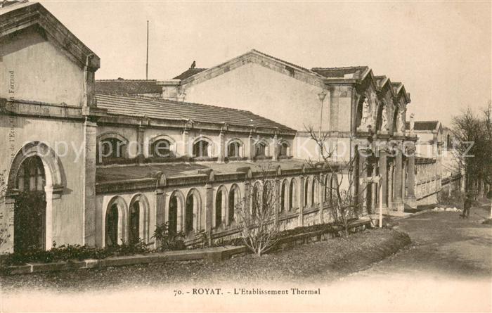 Royat Puy de Dome Etablissement Thermal
