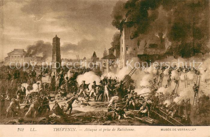 Regensburg Angriff und Einnahme Thevenin