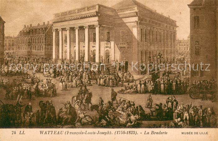 Lille Nord La Braderie Francois-Louis-Joseph Watteau