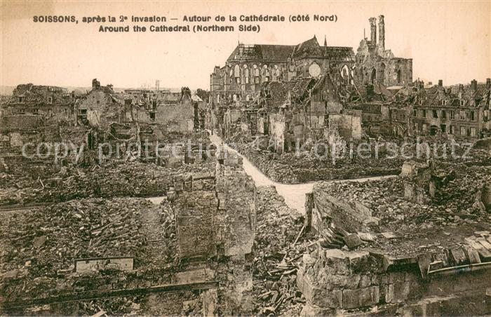 Soissons Aisne Cathedrale Invasion