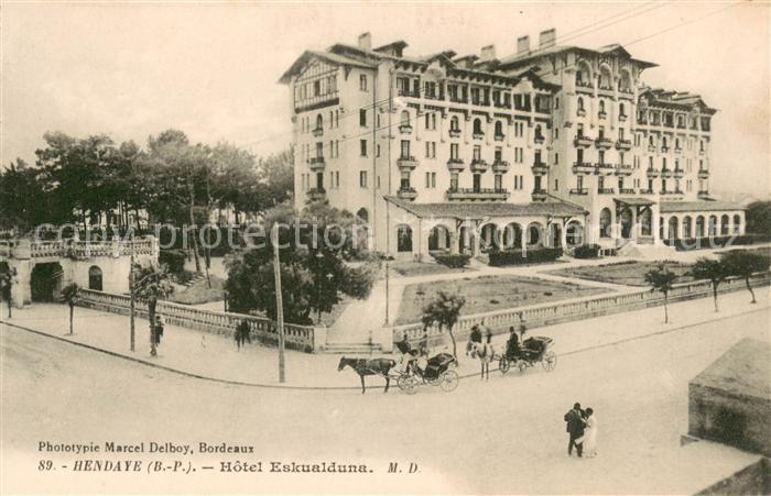 Hendaye Pyrenees Atlantiques Hotel Eskualduna