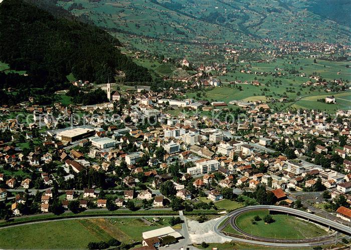 Buchs SG Fliegeraufnahme