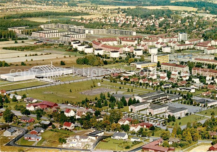 Dalarna Borl?nge Fliegeraufnahme Maserhallen