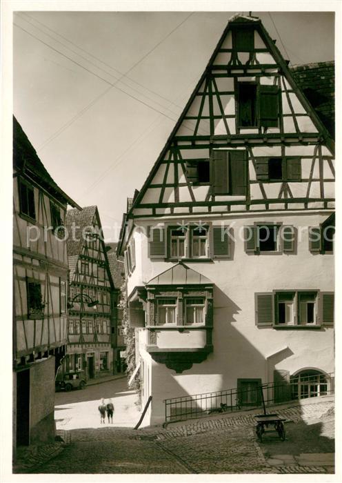 Wimpfen Haus in der Salzgasse Sandsteinerker