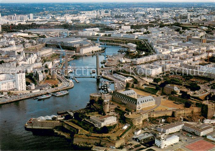 Brest 29 Penfeld Chateau Vue aerienne