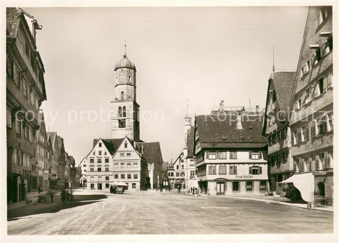 Biberach Riss Marktplatz Pfarrkirche