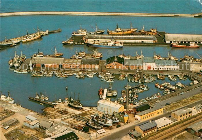 Hirtshals Hafen Fliegeraufnahme