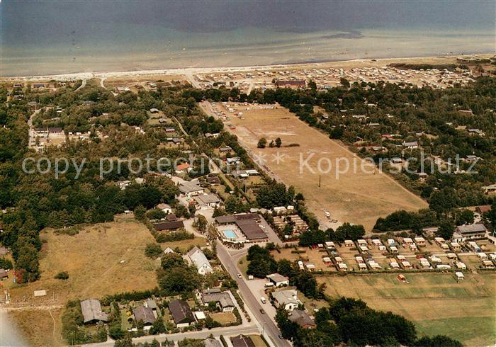 Fjellerup Strand Camping Fliegeraufnahme