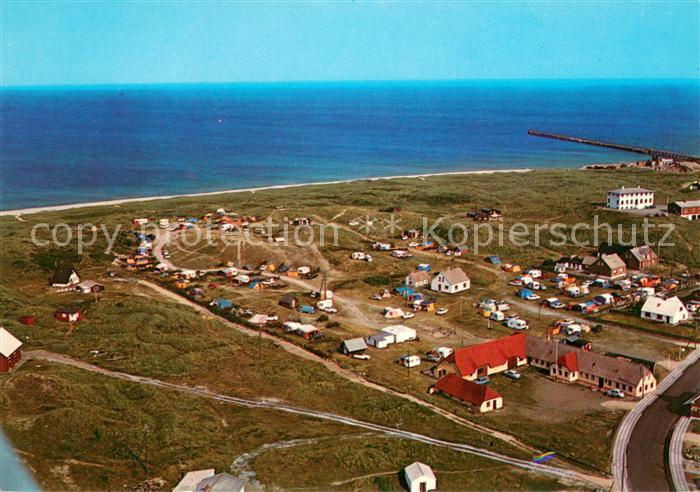 Thisted Strandgardens Camping Nr. Voruper Fliegeraufnahme