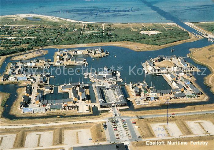 Ebeltoft Maritime Ferieby Fliegeraufnahme