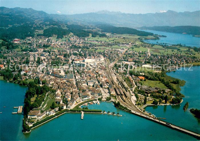 Rapperswil-Jona Fliegeraufnahme