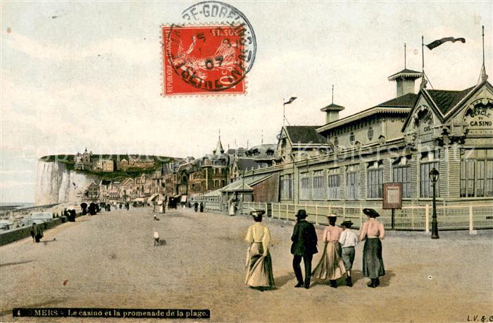 Mers-les-Bains Casino et promenade de la plage