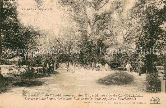 Condillac Restauration de l'Etablissement des Eaux Minérales