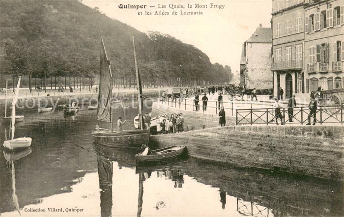 Quimper Les Quais Mont Frugy Allées de Locmaria