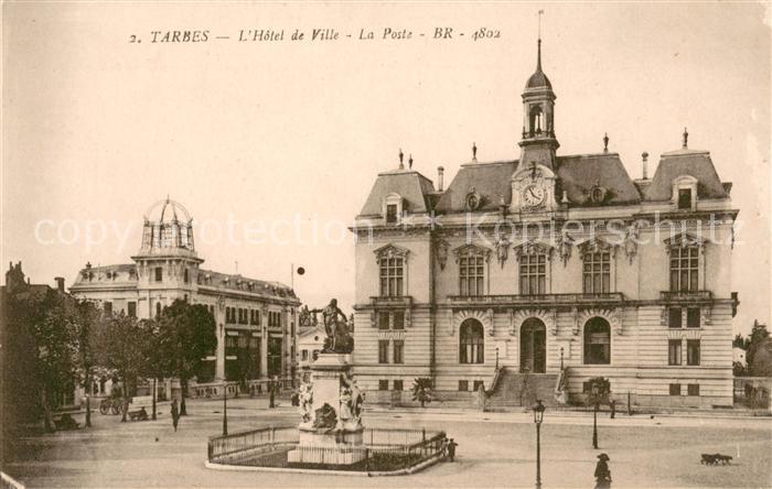 Tarbes Hôtel de Ville Poste Monument