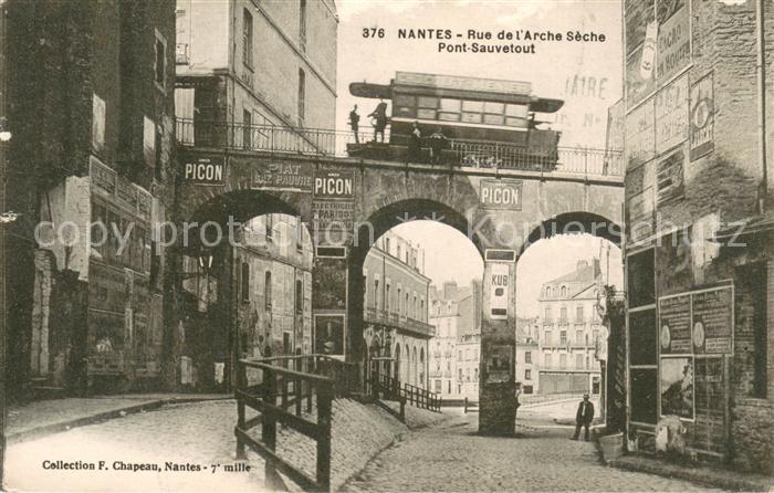 Nantes Loire Atlantique Rue de l'Arche Sèche Pont Sauvetout
