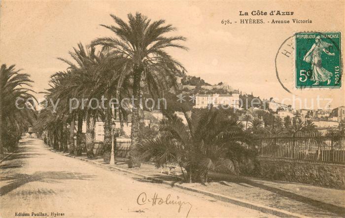 Hyeres les Palmiers Avenue Victoria