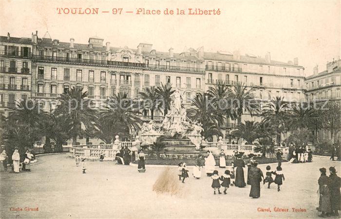 Toulon Var Place de la Liberté Fontaine
