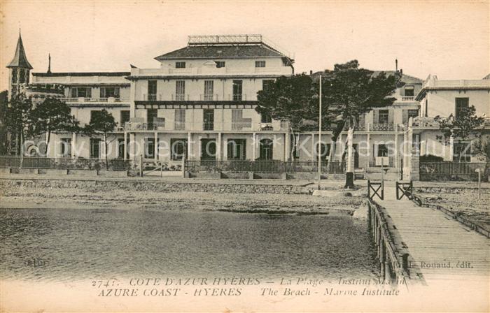 Hyeres les Palmiers Institut Marin Plage
