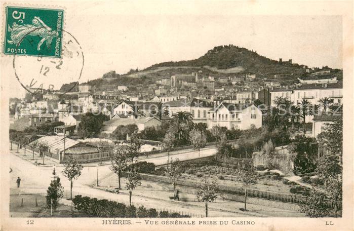 Hyeres les Palmiers Vue Generale prise du casino