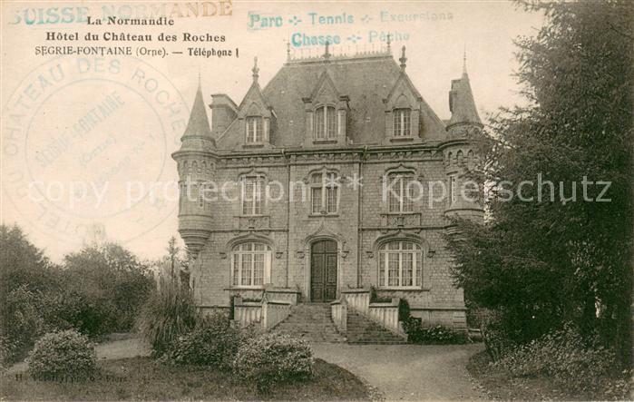 Segrie-Fontaine Hôtel du Chateau des Roches
