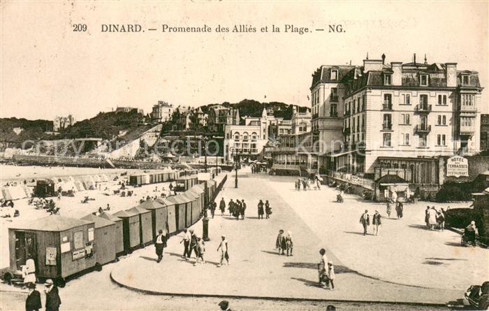 Dinard 35 Promenade des Alliés et la plage
