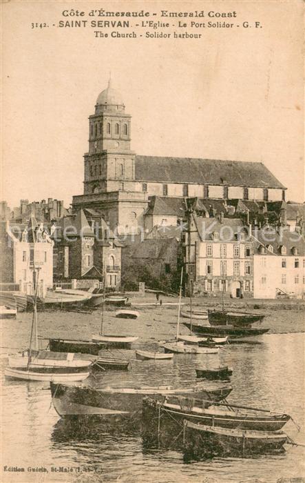 Saint-Servan Ille-et-Vilaine Eglise Port Solidor