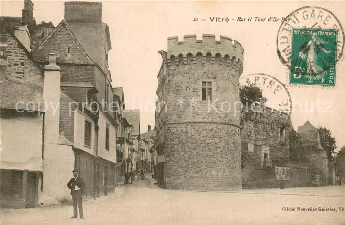 Vitre d Ille-et-Vilaine Rue et Tour d_En-Bas