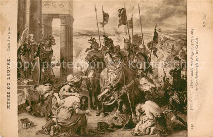 Paris Entrée des Croisés a Constantinople Mus