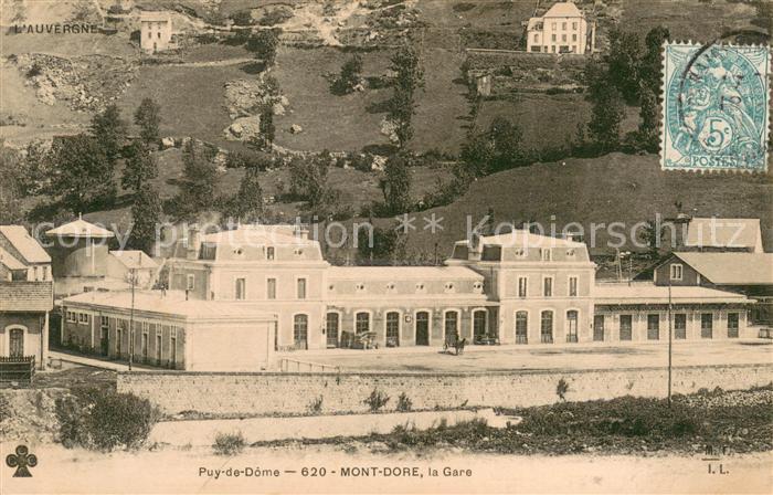 Le Mont-Dore Puy de Dome La gare Bahnhof