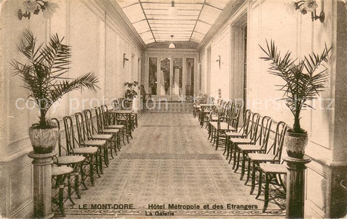 Le Mont-Dore Puy de Dome Hôtel Metropole et des Etrangers Galerie