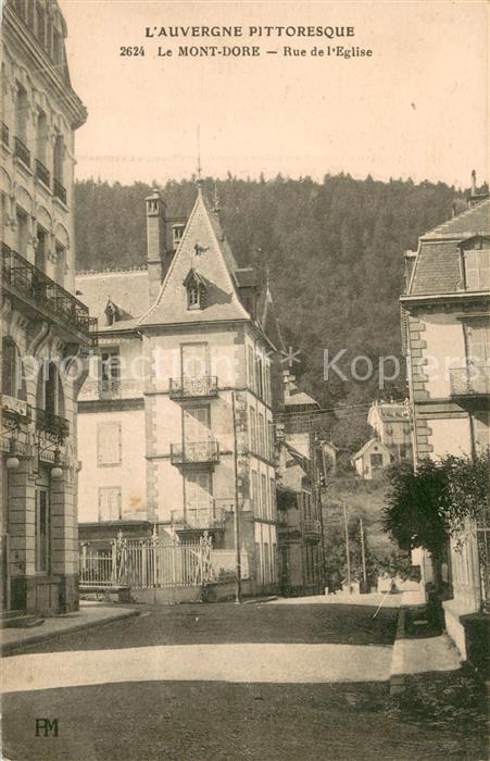 Le Mont-Dore Puy de Dome Rue de l'Eglise