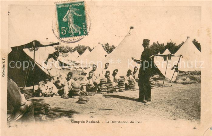 Camp du Ruchard La distribution du pain