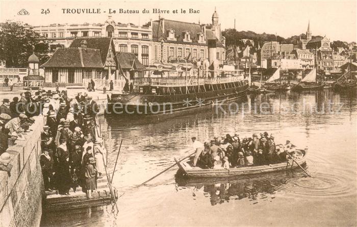 Trouville Havre Bateau du Havre et le bac