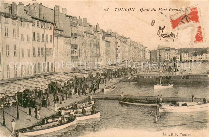 Toulon Var Quai du Port Cronstadt