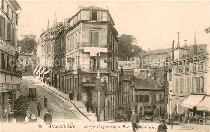 Angouleme Rampe d Aguesseau et Rue de la Corderie