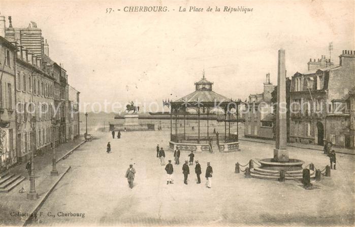 Cherbourg Place de la République Pavillon Monumen