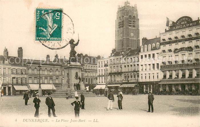 Dunkerque Duenkirchen Place Jean Bart Monument