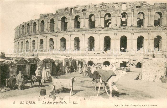 El-Djem Rue principale