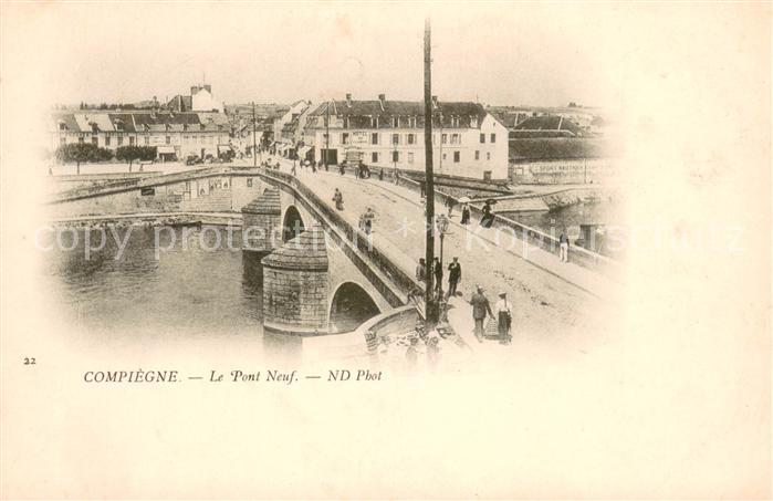 Compiegne Oise Le Pont Neuf