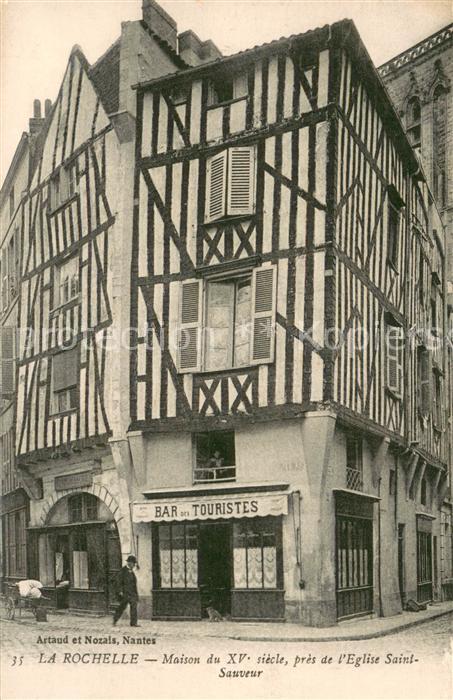 La Rochelle Charente-Maritime Maison du XVe siècle