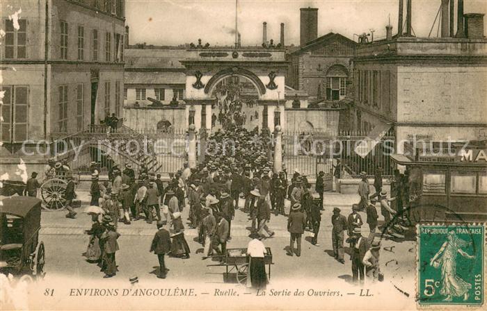 Ruelle-sur-Touvre La Sortie des Ouvriers