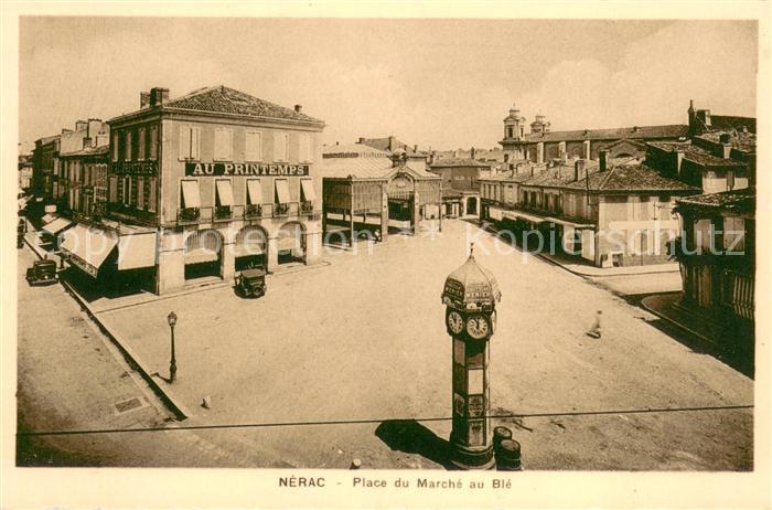 Nerac Place du Marché au Blé