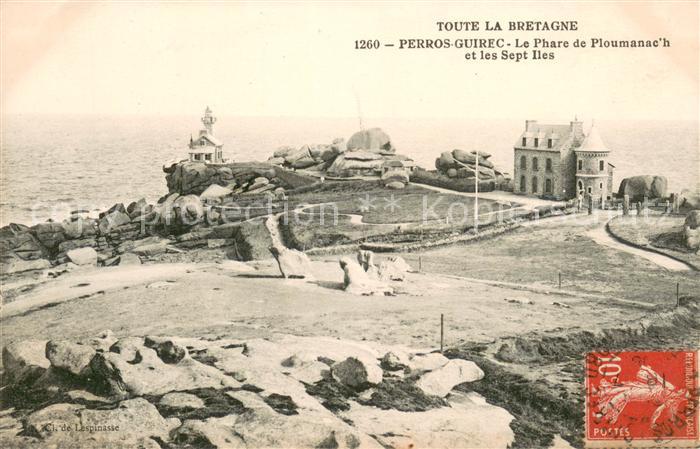 Perros-Guirec Le Phare de Ploumanac'h et les Sept Iles