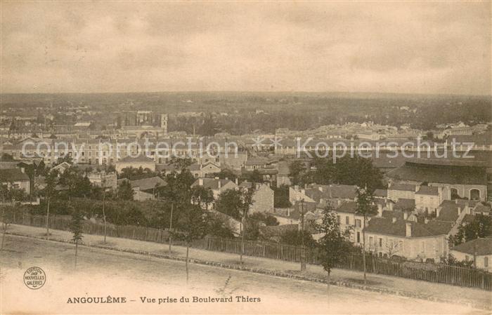Angouleme Vue prise du Boulevard Thiers