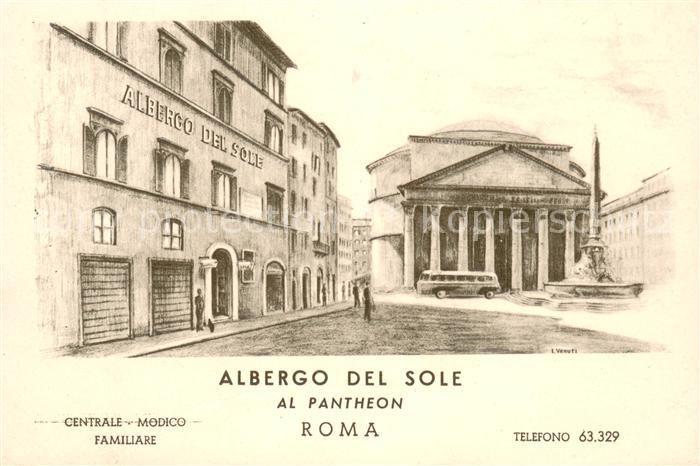 Roma Rom Albergo del Sole al Pantheon Künstlerka