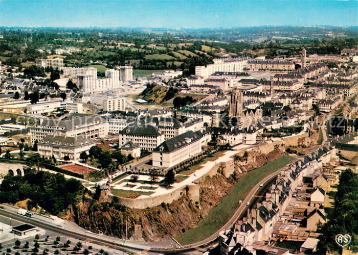 Saint Lo Vue aérienne et les remparts