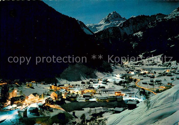 Gaschurn Vorarlberg Panorama Blickgegen Valluela Montafon